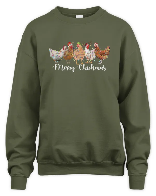 Merry Chickmas Christmas Chicken