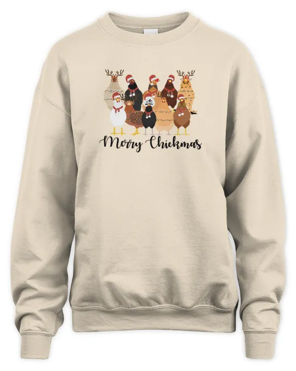 Merry Chickmas Christmas Chicken