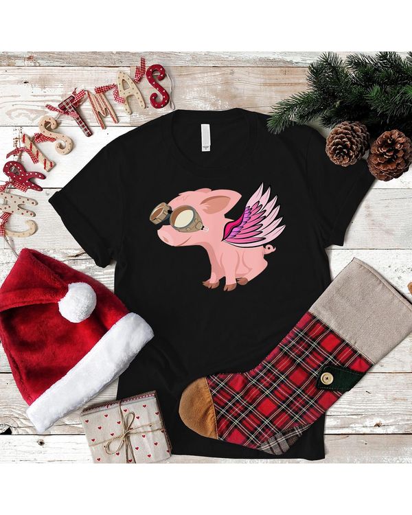 When Pigs Fly Flying Pig T-shirt
