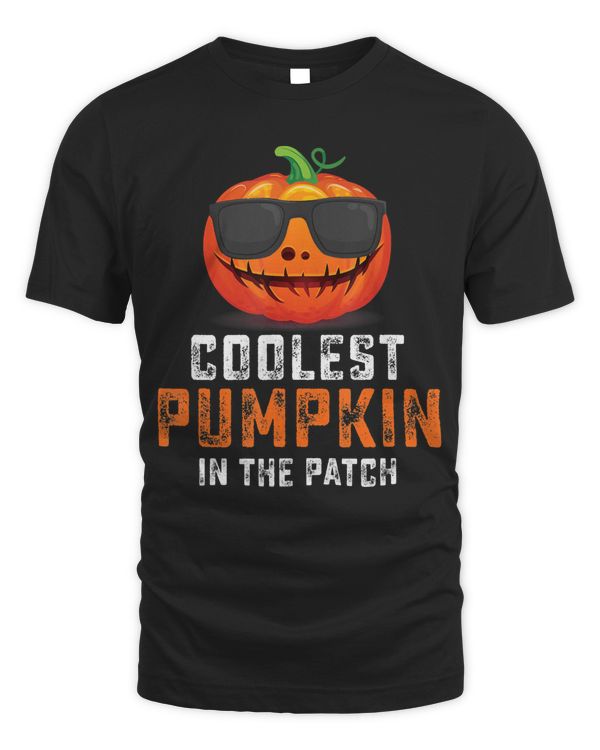Coolest Pumpkin In The Patch Halloween Costume Boys Gift T-Shirt