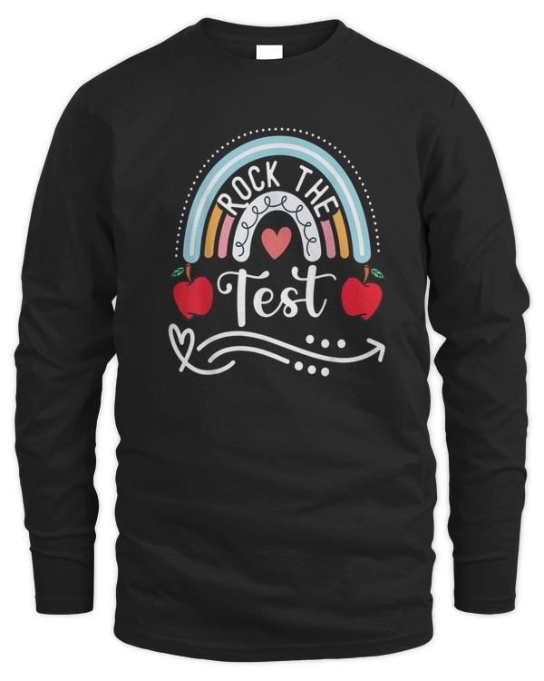 Rock The Test Test Day Teacher Testing Day Rainbow