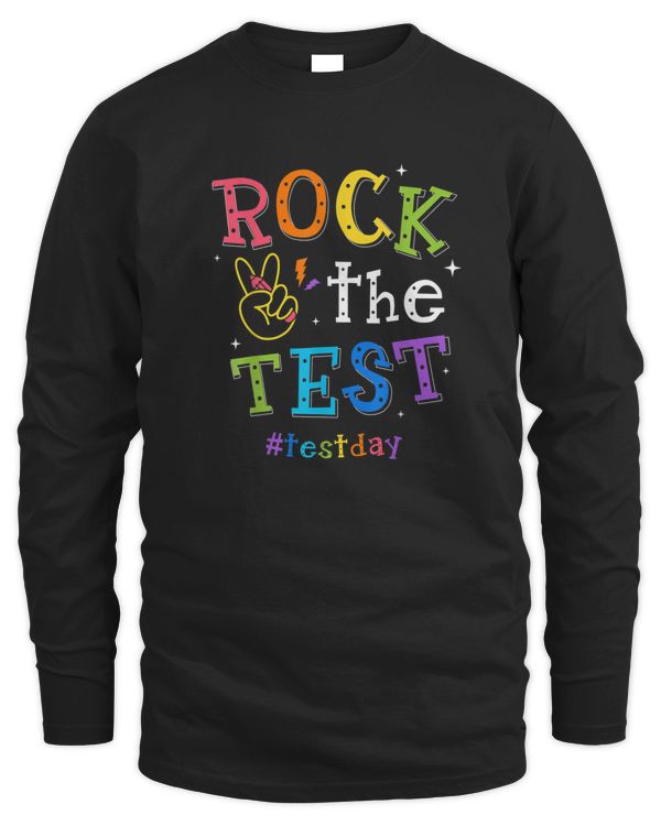 Rock The Test Testing Day Motivational Teacher Student_1