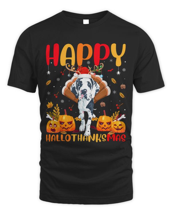 Funny Great Dane Dog Lover Happy Great Dane HelloThanksMas
