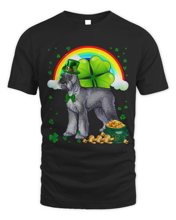 St Patricks Day Giant Schnauzer Shamrock Pet Dog Lover