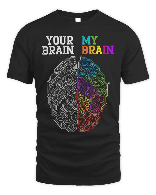 ADHD Awareness Your Brain My Brain Embrace Neurodiversity ADHD Awareness