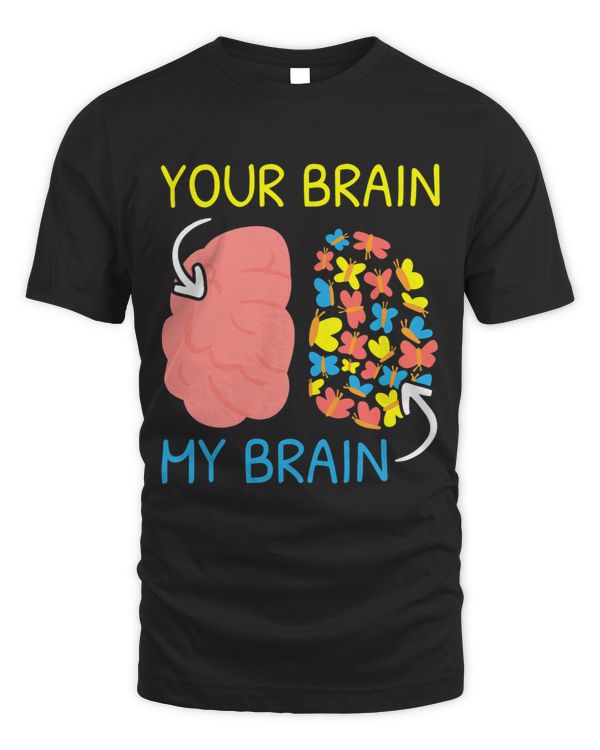ADHD Awareness Your Brain My Brain Nuerodiversity Think Differently ADHD