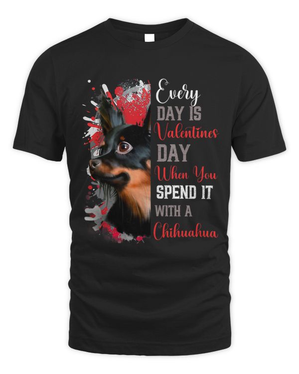 Womens Valentines Day Chihuahua Mom Mother Mum Mummy Chiwawa