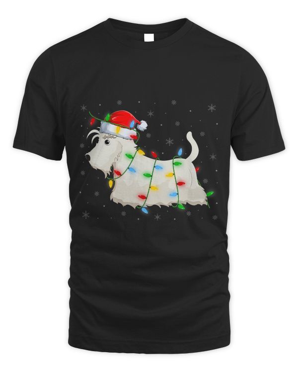 Xmas Lighting Santa Scottish Terrier Dog Christmas