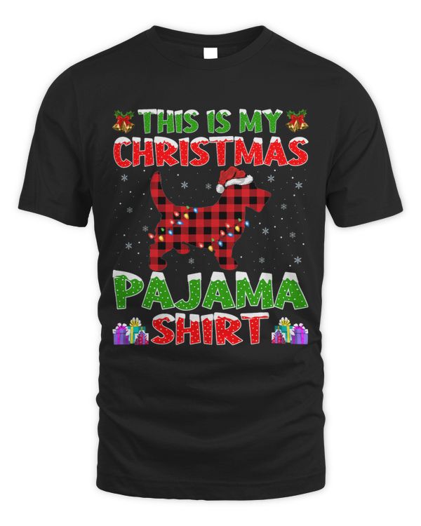 Xmas Santa This Is My Scottish Terrier Christmas Pajama