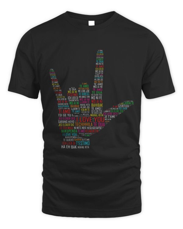 ASL I Love You 40 Different Languages Love Hand Sign Valentine