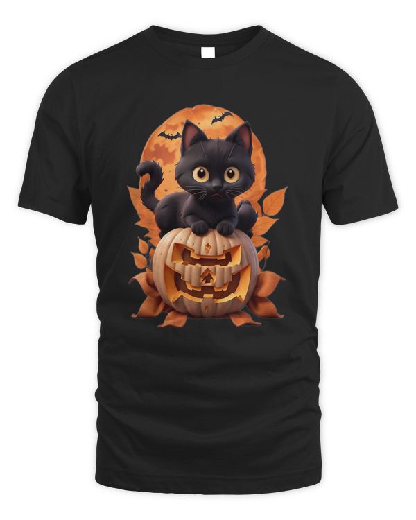 Cat Halloween Pumpkin funny cat lover Costume halloween