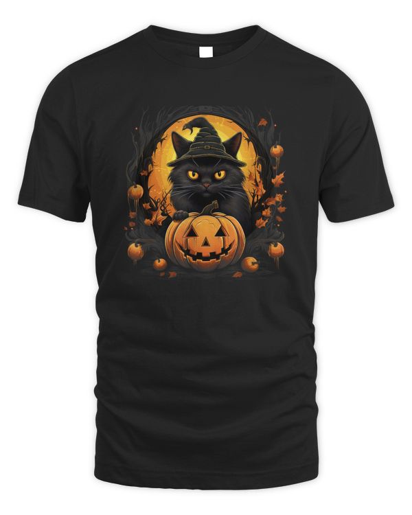 Funny Halloween Cat Costume Pumpkin Cat Black Cat Halloween