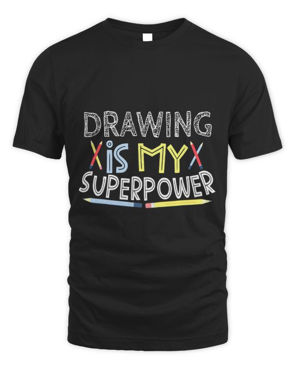 Drawing Is My Superpower Illustrator Illustration