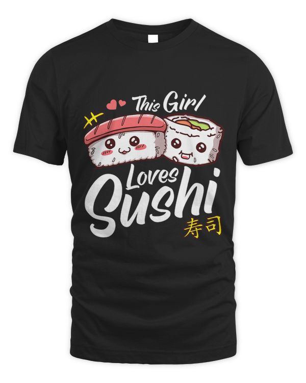 Funny Sushi Kawaii Maki Japanese Food Wasabi Soy