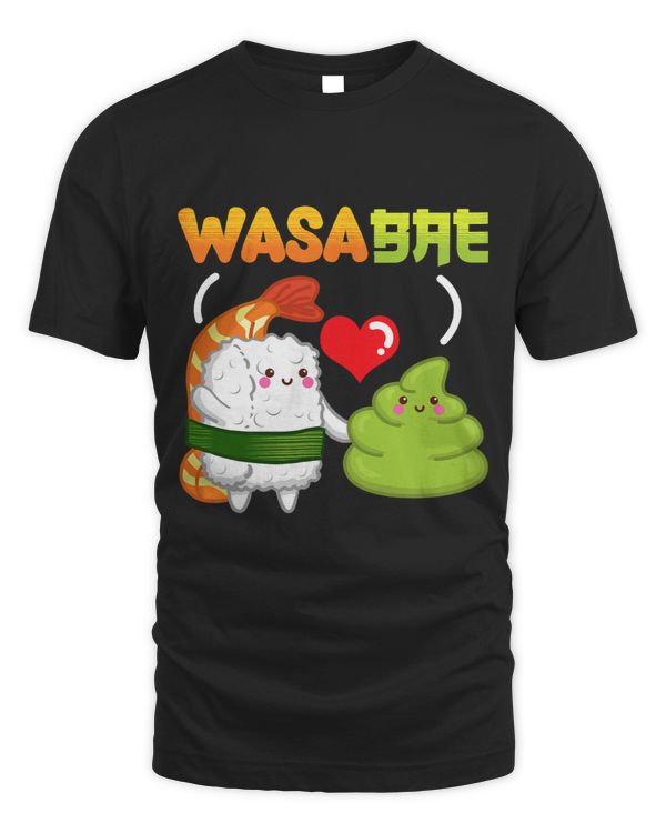 Wasa Bae Japanese Sushi Wasabi Food Pun Food Lover Kawaii