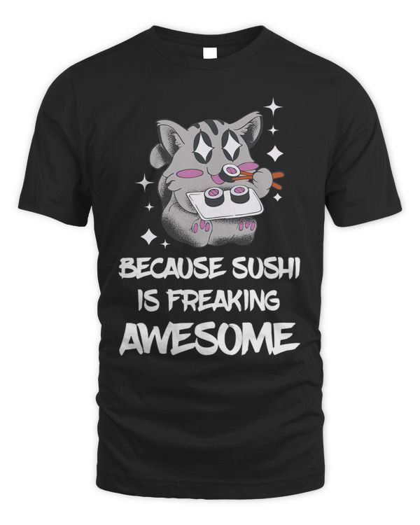 Freaking Awesome Sushi Lover Lemur Asian Food Japanese Sushi