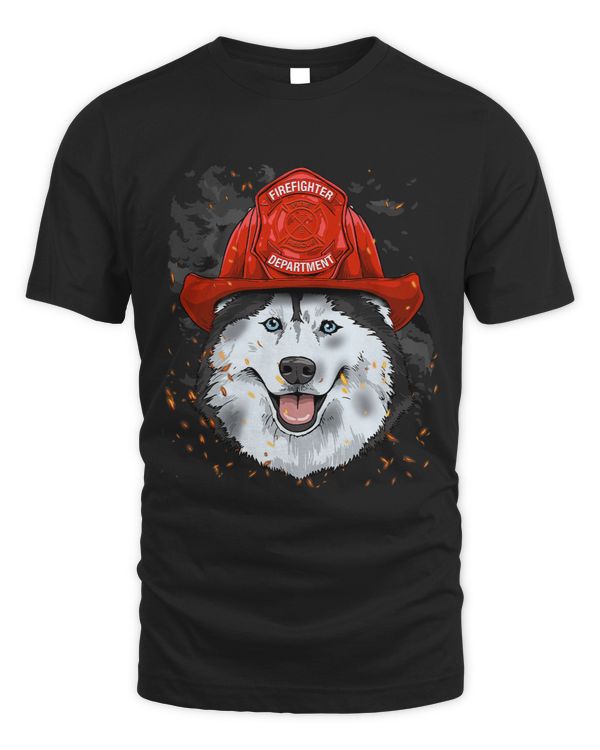 Siberian Husky Firefighter Siberian Husky Dog Lover