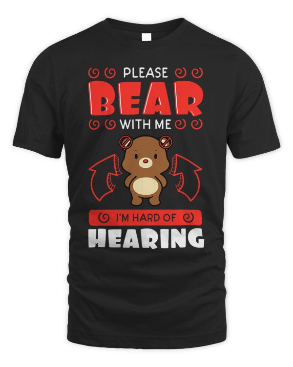 Deaf Awareness Hearing Aid Implant ASL Please Bear With Me
