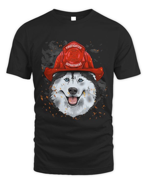 Siberian Husky Firefighter Siberian Husky Dog Lover