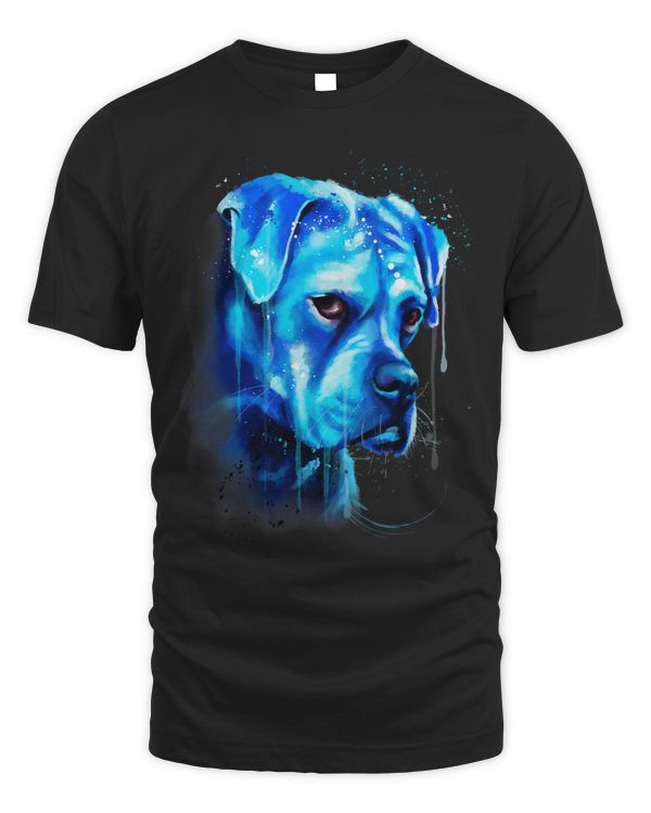 Funny Blue Pitbull No More Treats Really