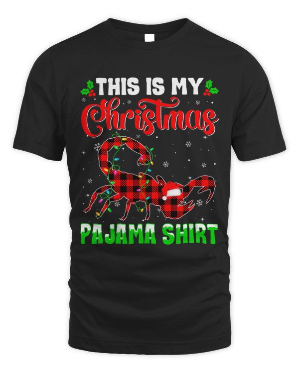 Cute Scorpion This Is My Christmas Pajama Family Matching
