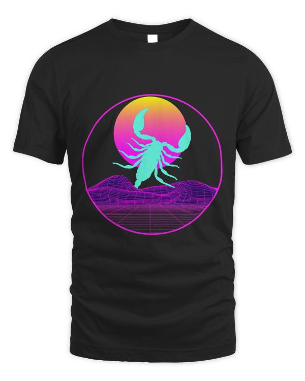 Futuristic Scorpion Techno Rave Horoscope Zodiac Sign Insect