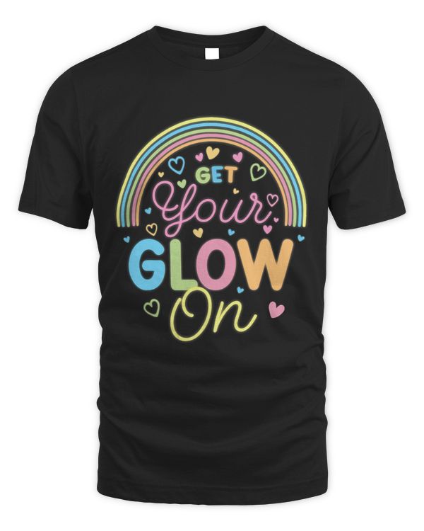 Get Glow On 80s Music Party Paint Splatter Birthday Glow 32