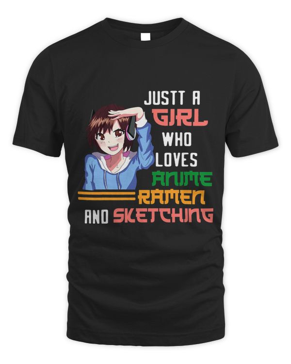 Girls Anime Just A Girl Who Loves Anime Ramen and Sketching 21