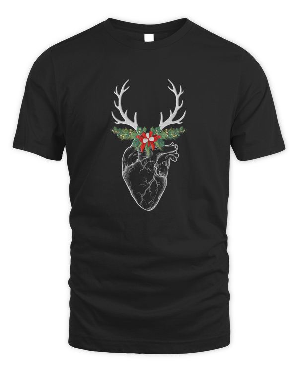 Cardiologist Cardiology Nurse Christmas Reindeer Heart