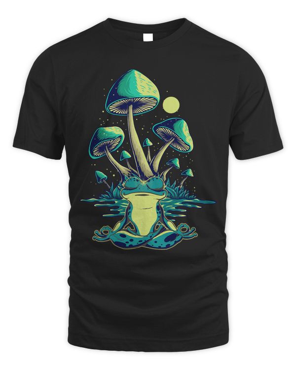 Frog Gift Yoga Psychedelic Frog And Mushroom Yoga Meditation Meditation