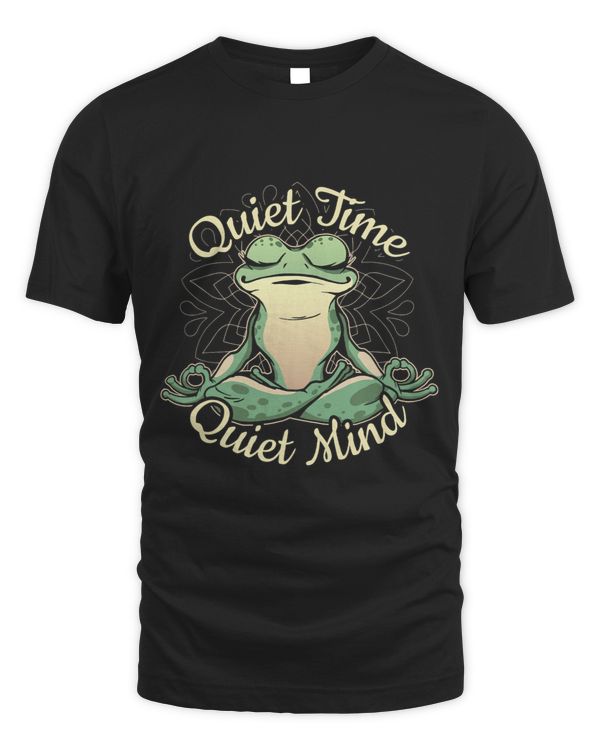 Frog Gift Yoga Quiet Time Quiet Mind Frog Yoga Pose Yogi Meditation Meditation