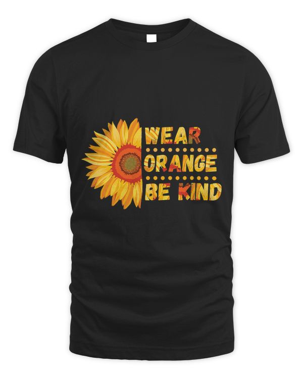 Sun Flower Orange Unity Day Orange