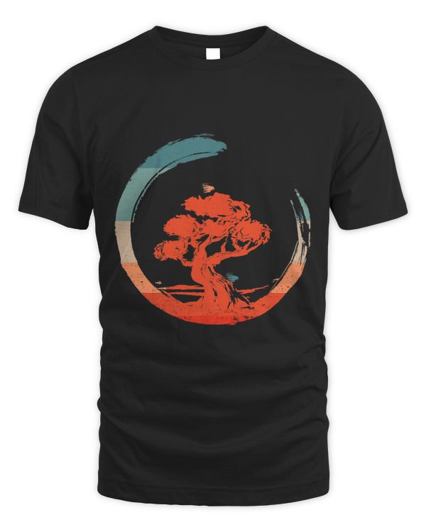 Yin Yang Bonsai Tree Japanese Design Buddhist Zen