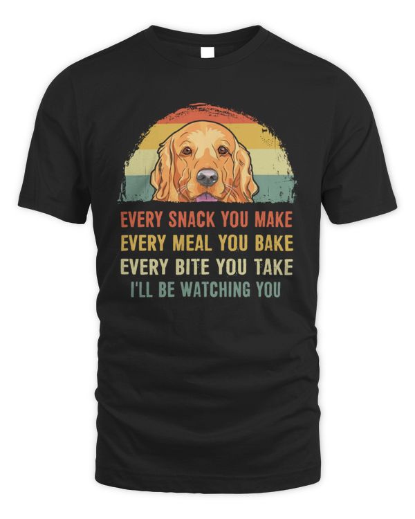 Golden Retriever Be Watching You