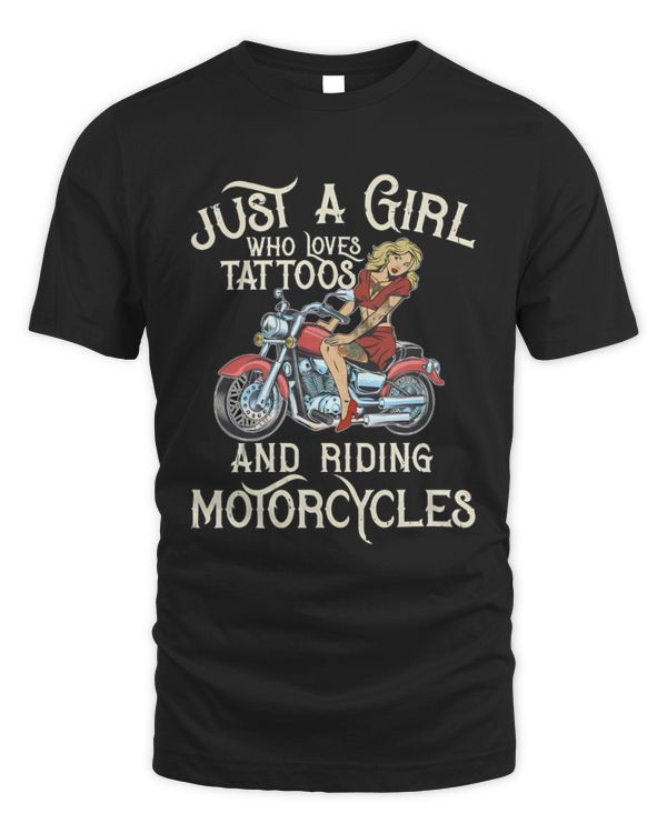 Girl Loves Tattoos And Riding Motorcycles