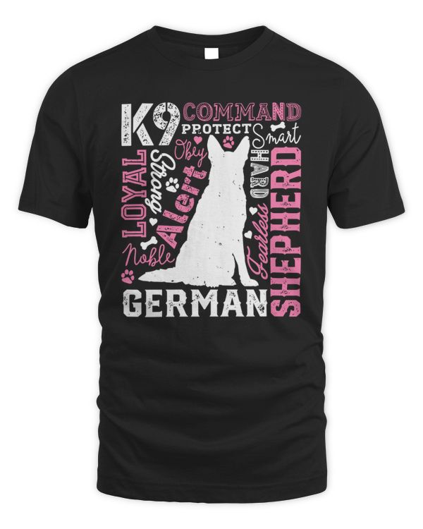 German Shepherd Typography