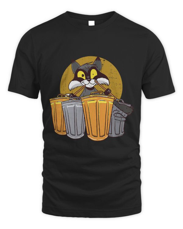 Funny Drummer Raccoons Playing Drums Using Trash Cans Funny Raccoon 1