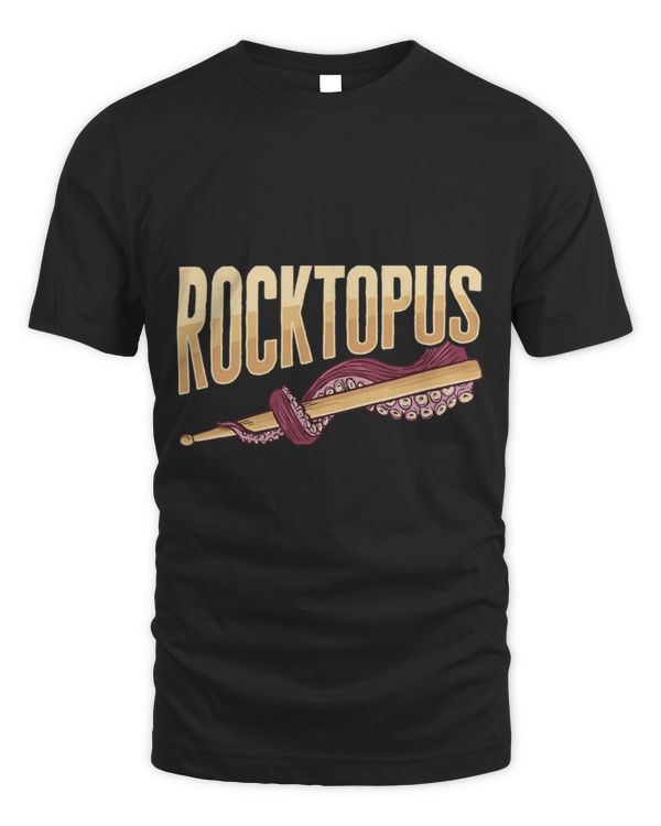 Funny Drummer Rocktopus Design for a Drummer Band Member