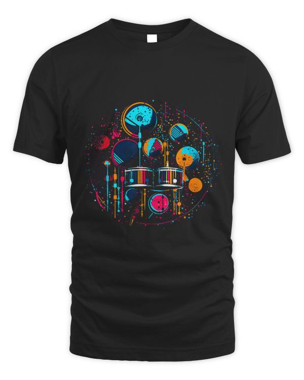 Funny Drummer s Pop Art Drummer Design Bass Drum Kit Kick Symbal Pedal