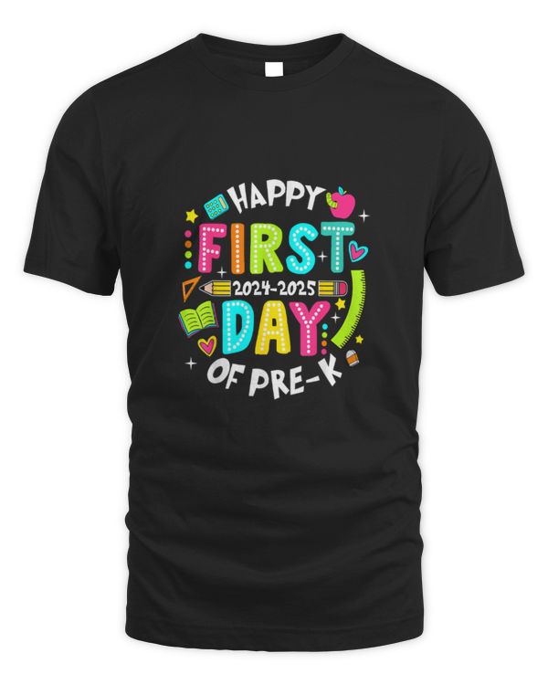 First Day of Pre-k Kids Teacher Back To School 2024 Prek