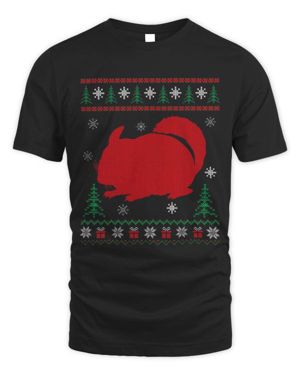 Chinchilla Mammal Xmas Matching Family Chinchilla Lover Ugly Christmas Sweater
