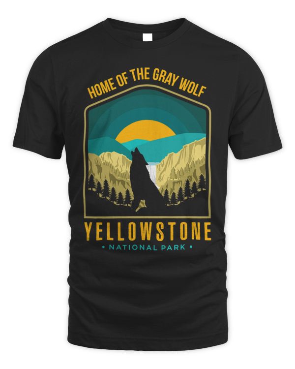 Coyote Mammal Yellowstone US National Park Wolf Wolves Lover Vintage