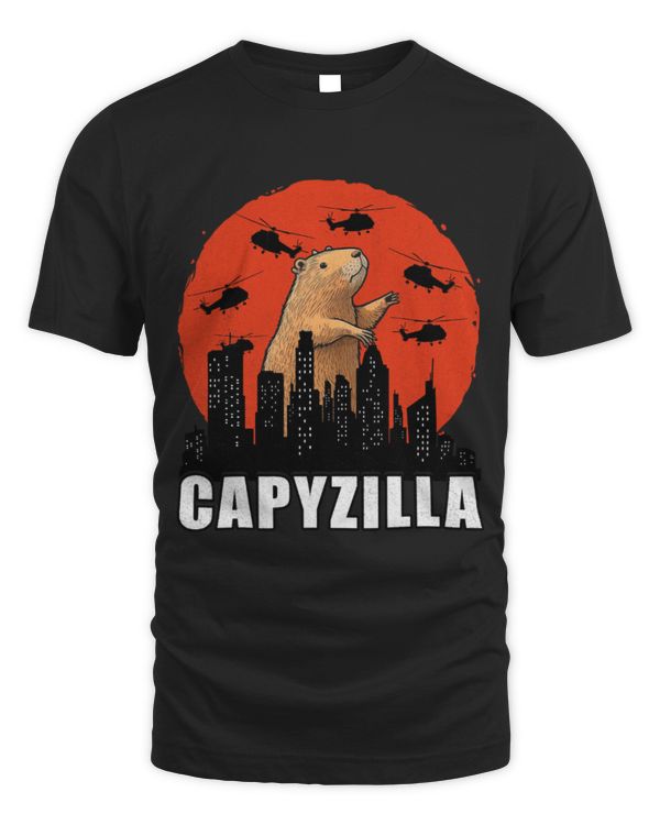Capybara Mammal Shirt Funny Capybara Rodent Capyzilla Funny