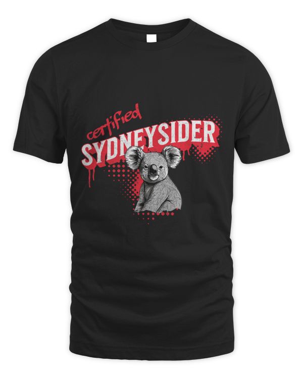 Koala Pet Certified Sydneysider Koala Red Graphic Design