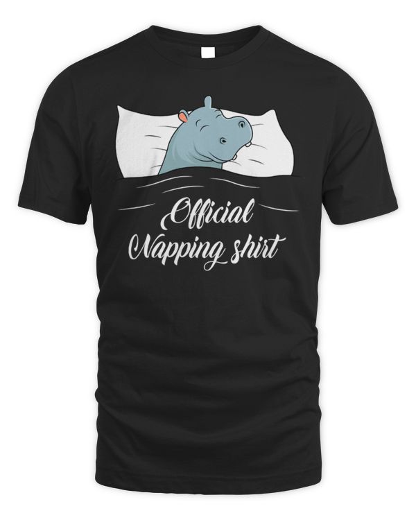 Hippo Pet Sleeping Hippo Hippopotamus Lover Official Napping