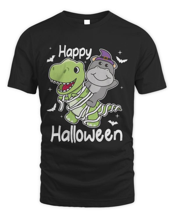Hippo Pet Happy Halloween Mummy Trex Hippos Halloween