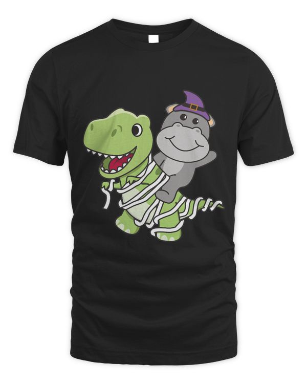 Hippo Pet Happy Halloween Mummy Trex Hippos Halloween 1