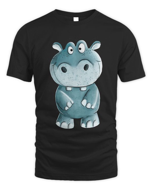 Hippo Pet Happy Hippo I Hippo Wild Animal Print For Hippopotamus Fans