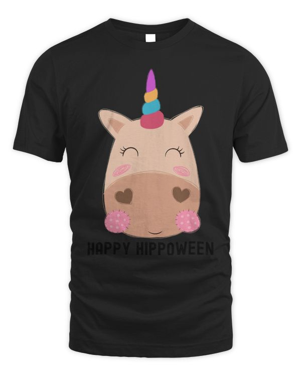Hippo Pet Happy Hippoween Happy unicorn Halloween Hippo