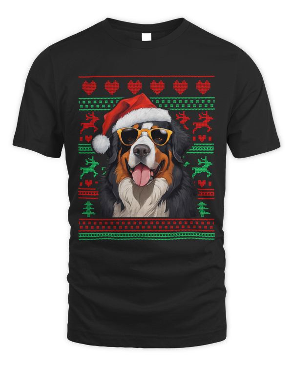 Funny Bernese Mountain Dog Christmas Jumper